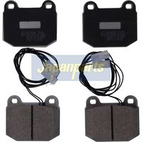 комплект спирачно феродо, дискови спирачки