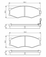 Set placute frana,frana disc BOSCH, Cod: 0 986 495 263