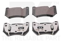 Bremsbelagsatz, Scheibenbremse