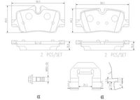 Bremsbelagsatz, Scheibenbremse