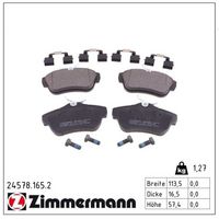 комплект спирачно феродо, дискови спирачки