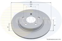 Disc frana COMLINE, Cod: ADC5102