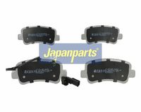 Комплект спирачно феродо, дискови спирачки PP-108AF JAPANPARTS