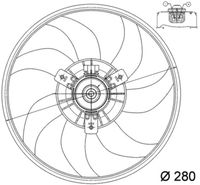 Thumbnail - Koelventilatorwiel - CFF165000P - MAHLE