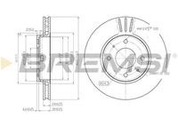 Спирачен диск CD7068V BREMSI