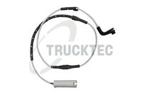 предупредителен контактен сензор, износване на накладките