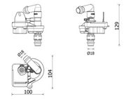 Thumbnail - Magneetklep, airco - AVS7000P - MAHLE
