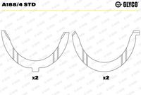 дистанционна шайба, колянов вал