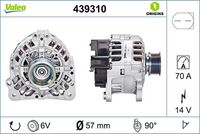 Generator / Alternator VALEO, Cod: 439310