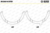 дистанционна шайба, колянов вал