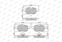Bremsbelagsatz, Scheibenbremse