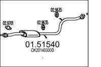 Mittelschalldämpfer