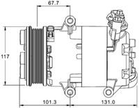 Thumbnail - Compressor, airconditioning - ACP1330000P - MAHLE