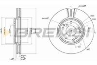 Спирачен диск CD6268V BREMSI