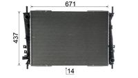 Thumbnail - Radiateur - CR1607000P - MAHLE