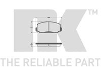 Bremsbelagsatz, Scheibenbremse