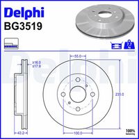 Disc frana DELPHI, Cod: BG3519