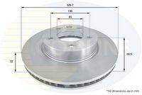 Disc frana COMLINE, Cod: ADC1475V
