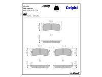 комплект спирачно феродо, дискови спирачки