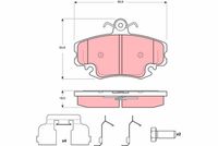 Bremsbelagsatz, Scheibenbremse