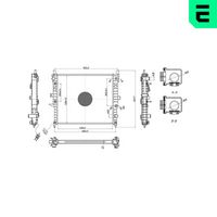Radiator, racire motor ERA, Cod: 673452