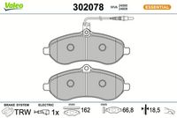 Bremsbelagsatz, Scheibenbremse