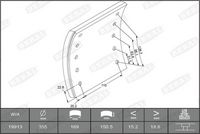 BERAL Remvoeringsset, trommelrem 2