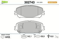 Bremsbelagsatz, Scheibenbremse