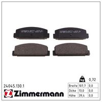 комплект спирачно феродо, дискови спирачки