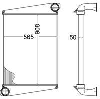 Thumbnail - Intercooler, inlaatluchtkoeler - CI276000P - MAHLE