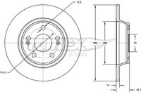 Bremžu diski TX 72-58 TOMEX brakes