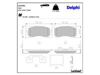 комплект спирачно феродо, дискови спирачки