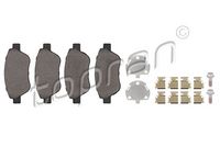 комплект спирачно феродо, дискови спирачки