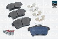 комплект спирачно феродо, дискови спирачки