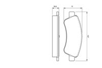 Bremsbelagsatz, Scheibenbremse