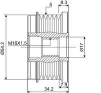 Ελεύθερη περιστροφή γεννήτριας VALEO NEW SPARE PART