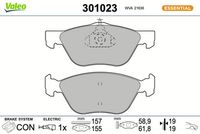 Bremsbelagsatz, Scheibenbremse
