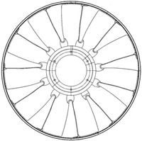 Thumbnail - Koelventilatorwiel - CFW80000P - MAHLE