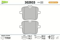 Bremsbelagsatz, Scheibenbremse