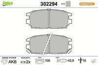 Bremsbelagsatz, Scheibenbremse