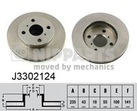 Спирачен диск J3302124 NIPPARTS