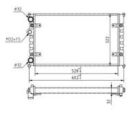 Radiator, racire motor MTR, Cod: 13054427