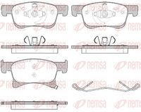 комплект спирачно феродо, дискови спирачки
