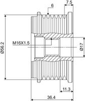 Ελεύθερη περιστροφή γεννήτριας VALEO NEW SPARE PART