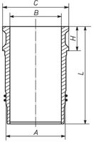 Thumbnail - Cilindervoering - 061LW00100001 - MAHLE