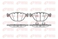 комплект спирачно феродо, дискови спирачки