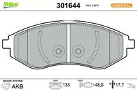 Bremsbelagsatz, Scheibenbremse