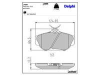 комплект спирачно феродо, дискови спирачки