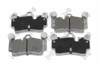 Set placute frana,frana disc ABAKUS, Cod: 231-02-087