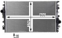 Thumbnail - Radiateur - CR1658000P - MAHLE
